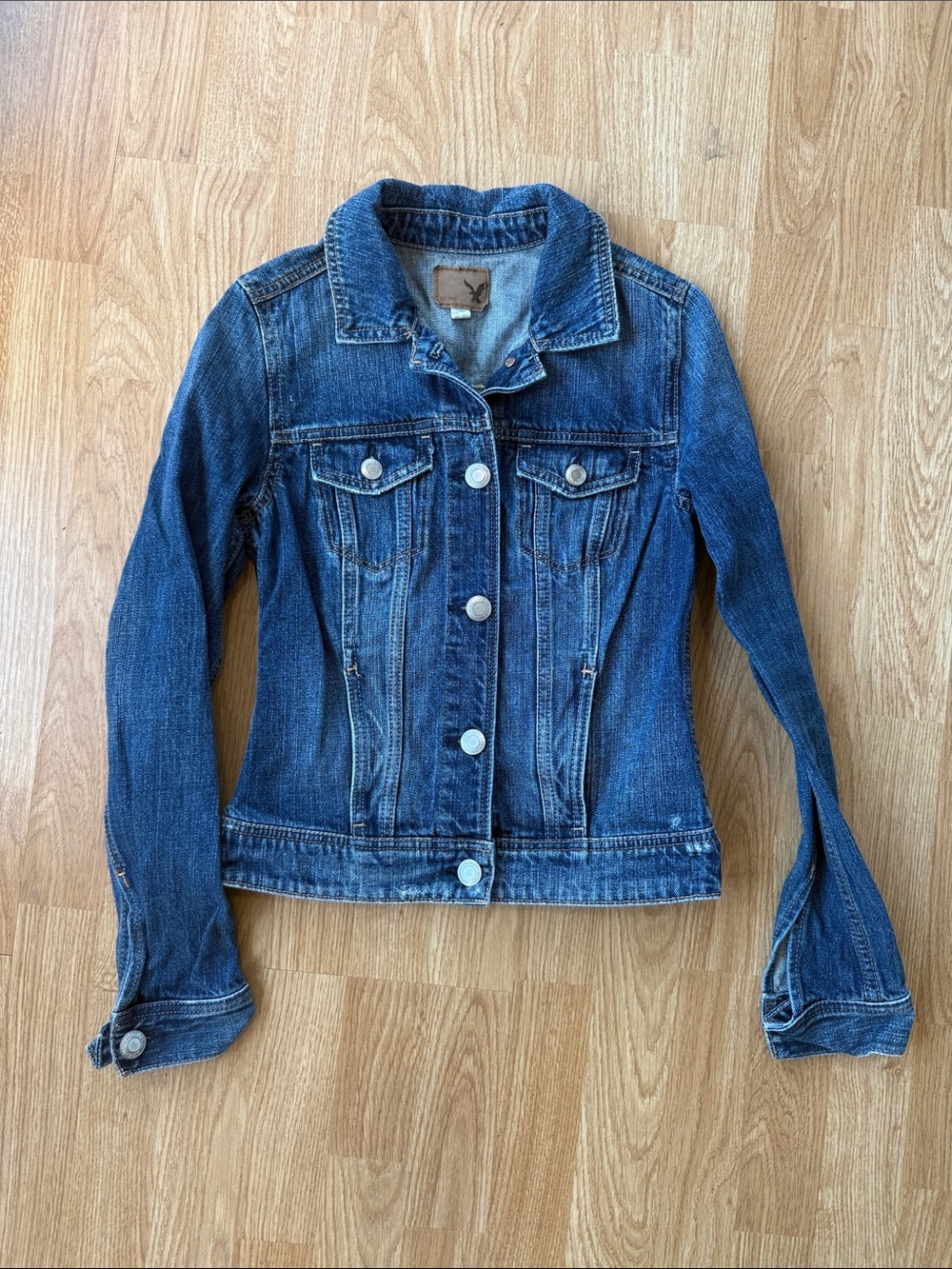 American Eagle Outfitters Blue Denim Jacket - Women's XS
